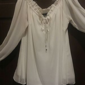 City chic chiffon top